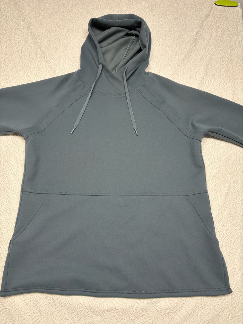 32 Degrees Women's Hoodie - Slate Blue Pullover with Kangaroo Pocket